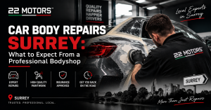 Professional car body repairs and accident damage repair in Surrey